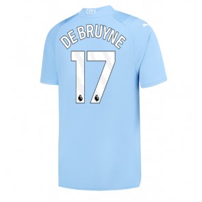 Manchester City Kevin De Bruyne #17 Koszulka Podstawowych 2023-24 Krótki Rękaw